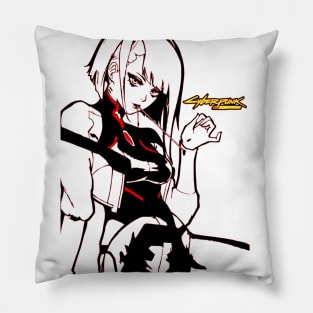 Lucy Cyberpunk Pillow