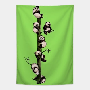 funny panda Tapestry