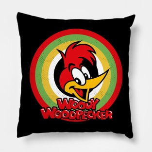 Woody Woodpecker Circle Style Pillow