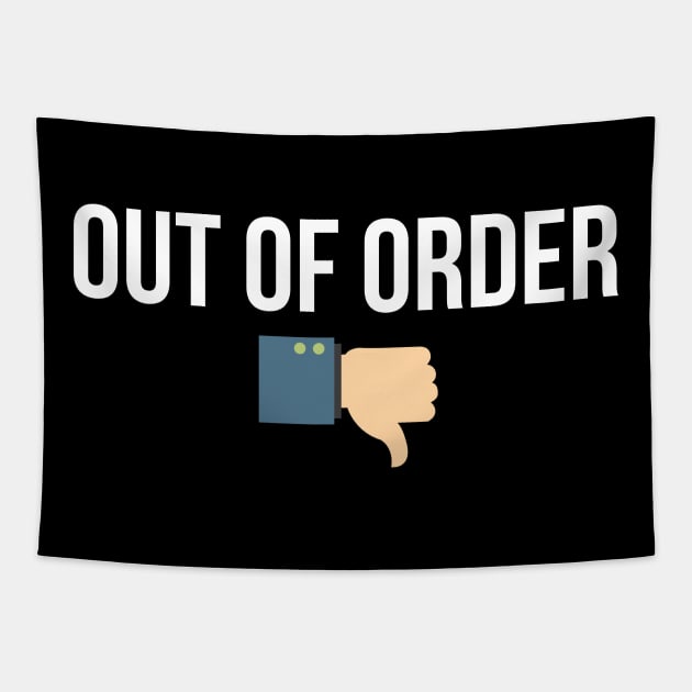 Out Of Order Tapestry by The Favorita