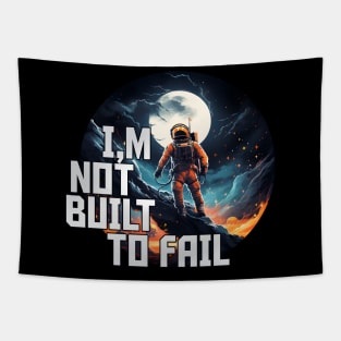 Inspiring Space Man: Motivational & Inspirational Quotes Tapestry