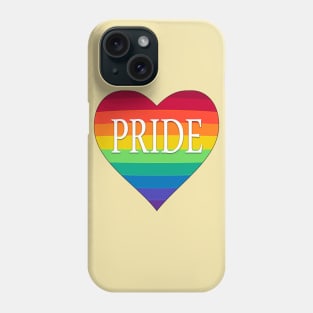 Pride Rainbow Heart Phone Case