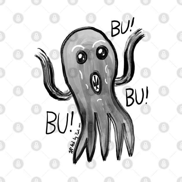 Scary cute ghost named Cuten Bububu! by Pragonette