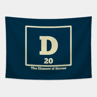 D20 The Element of Heroes Tapestry