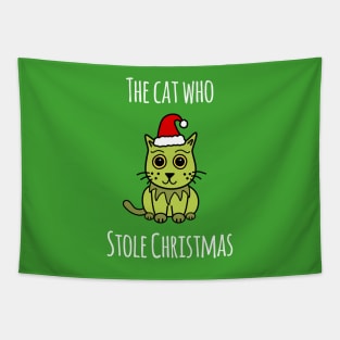 'The Cat Who Stole Christmas' Tapestry