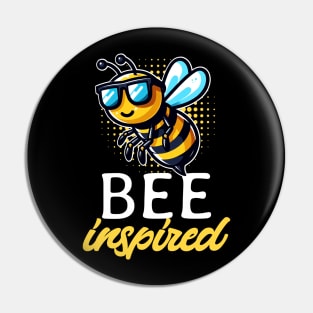 Bee Inspired Cool Cute Kawaii Honey Bee Pin