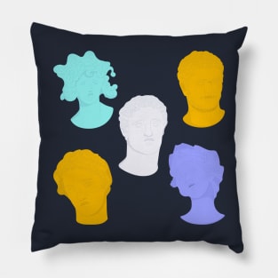 Greek Statues Collection Pillow