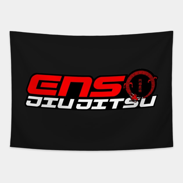 Enso Jiu Jitsu T Shirt Tapestry by eokakoart