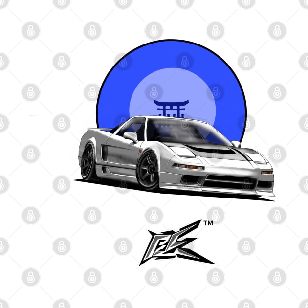 honda acura nsx white by naquash