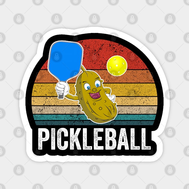 Pickleball - Pickleball Retro Magnet by Kudostees