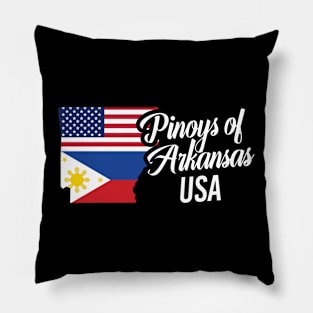 Filipinos of Arkansas Design for Proud Fil-Ams Pillow