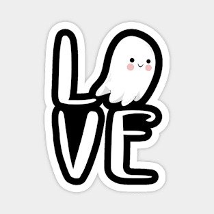 Love Halloween Ghosts Magnet