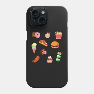 Fun Food Sticker Pack Phone Case