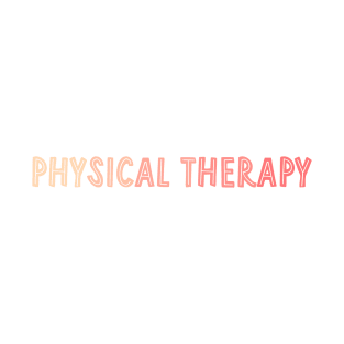 physical therapy - peach T-Shirt