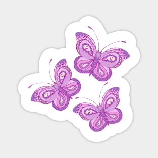 Butterflies pattern Magnet