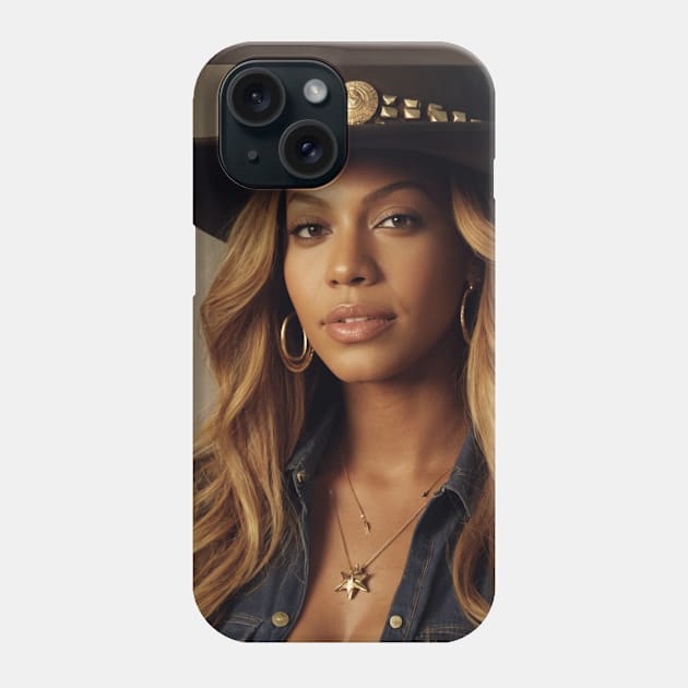 cowgirl Beyoncé Phone Case by DarkAngel1200