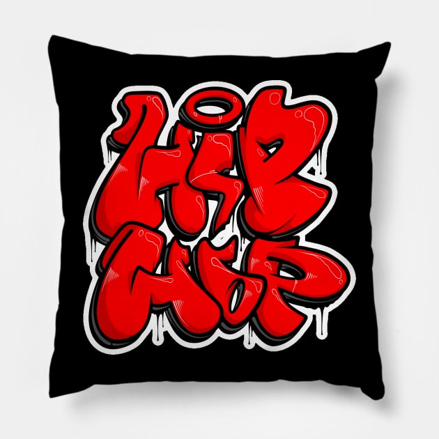 Hip Hop Pillow by Graffitidesigner