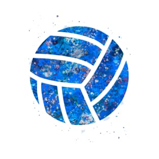 Volleyball Ball blue watercolor T-Shirt