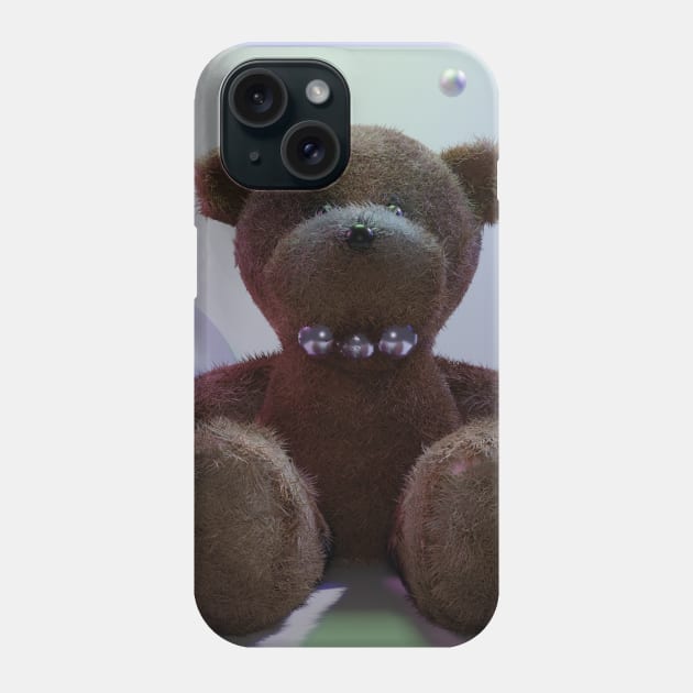 Teddy Bear Toy Phone Case by MeditativeLook