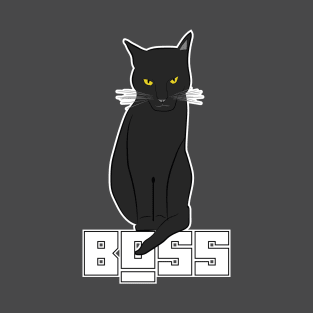 Black Cat Boss T-Shirt