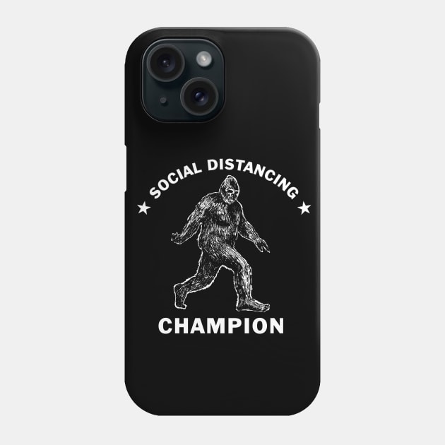 Social Distancing Champion Phone Case by Pop Fan Shop