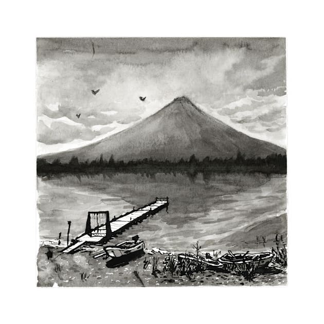 FujiSan Inktober #6 by olgaandart