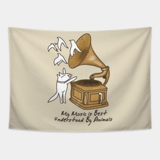 The funny animals Listen to the Music Tapestry