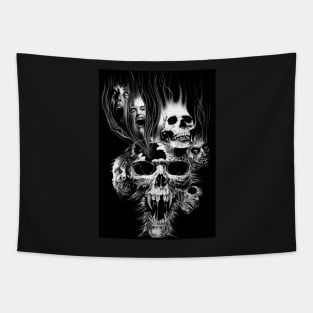 Skulls Tapestry