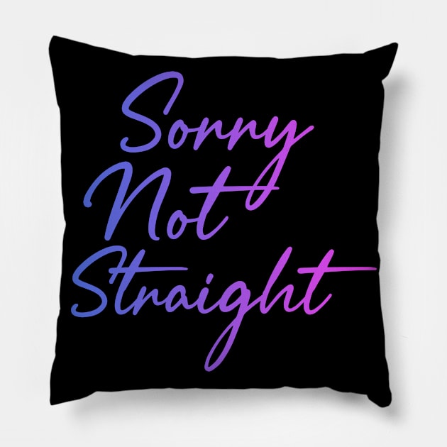 Afrinubi - Sorry Not Straight Pillow by Afrinubi™