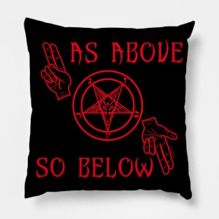 As above so below Pillow