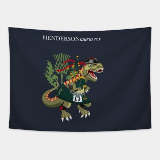 Clanosaurus Rex HENDERSONsaurus Henderson Family Tartan Clan Scotland Tapestry