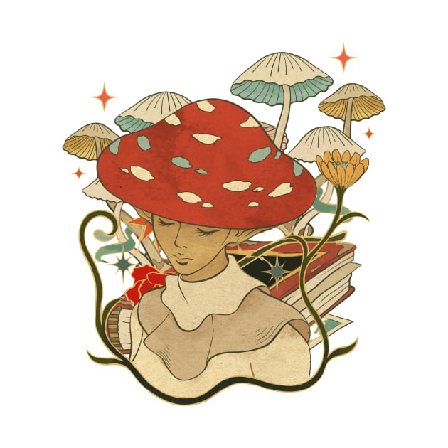 The Mushroom Boy Goblincore by soulfulprintss8