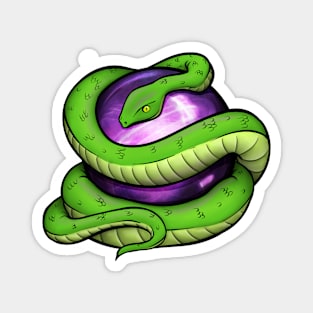 Snake with crystal ball Magnet