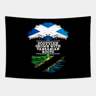 Scottish Grown With Tanzanian Roots - Gift for Tanzanian With Roots From Tanzania Tapestry