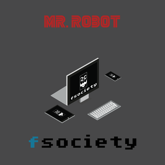 mr robot minimal poster by gimbri