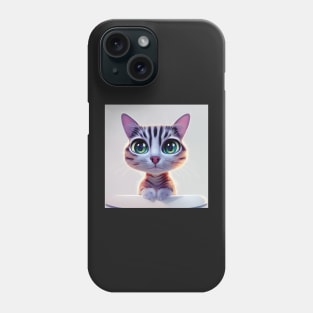 Cute Tabby Kitten Phone Case