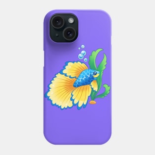 Blue Betta Phone Case