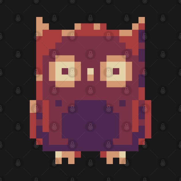 Pixel Art Owl "Pixel-Hoo" by Pixel Hoo