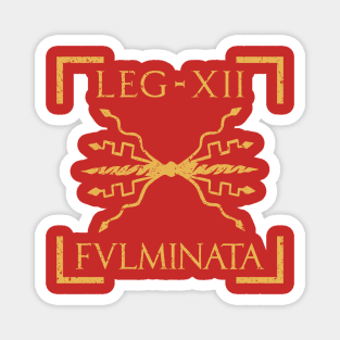 Legio XII Fulminata Thunderbolt Emblem Roman Legion Magnet