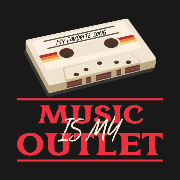 Music is my Outlet Hip Hop by Pro-Clothing