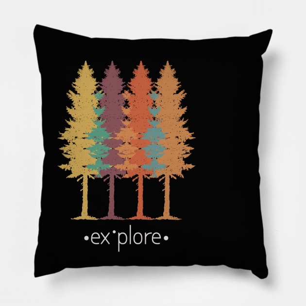 nature trees Pillow by teemarket