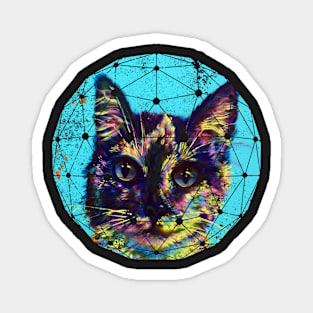 Globe Kitty Magnet