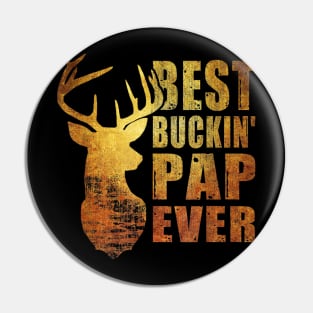 Best Buckin Pap Ever Vintage T-Shirt Gift For Father Day T-Shirt Pin