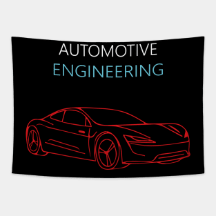 automotive engineering car mechanic engineer Tapestry