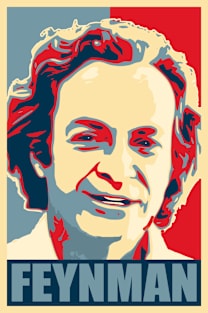 Richard Feynman Magnet