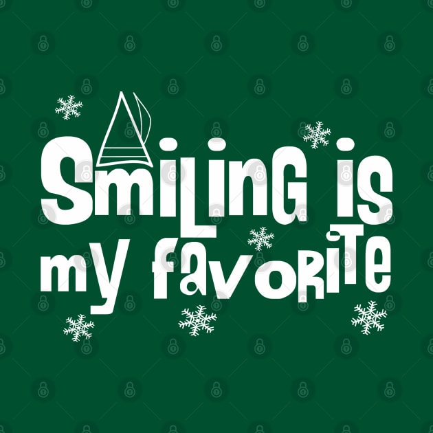 Elf Smiling is My Favorite by PopCultureShirts