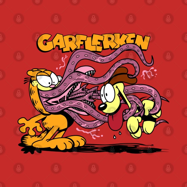 Garflerken Funny Cute Monster Alien Superhero Cat Dog Cartoon by BoggsNicolas