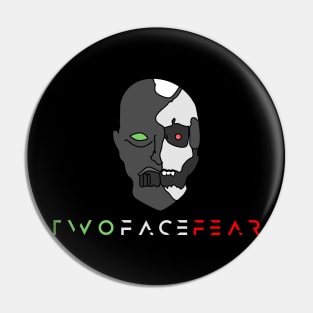 Simplified Face Logo Pin