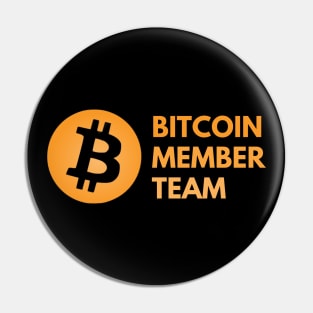 Bitcoin member team Pin