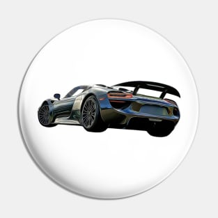 918 Spyder Cartoon Pin